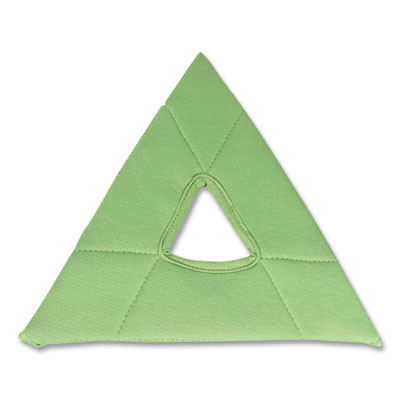 Stingray Glass Cleaning Pads, 10.25" x 9", Green, 5/Pack