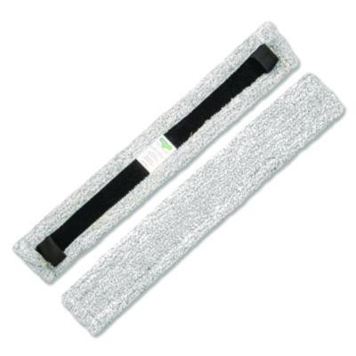 Visaversa Pro Microfiber Replacement Pad, 14", Light Gray, 10/Carton