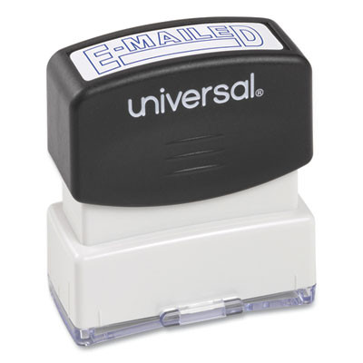 Message Stamp, E-Mailed, Pre-Inked One-Color, Blue