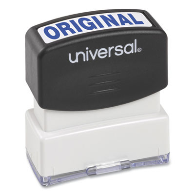 Message Stamp, Original, Pre-Inked One-Color, Blue