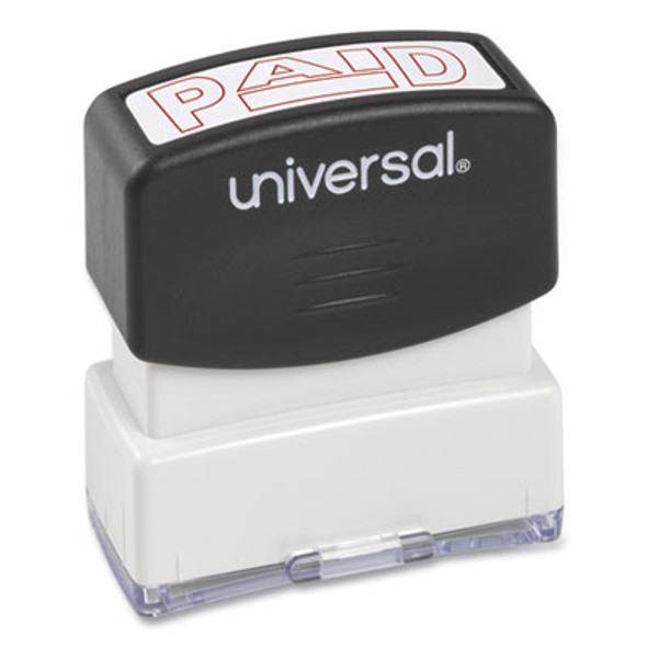 Message Stamp, Paid, Pre-Inked One-Color, Red