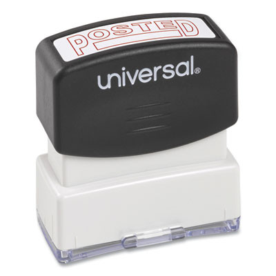 Message Stamp, Posted, Pre-Inked One-Color, Red