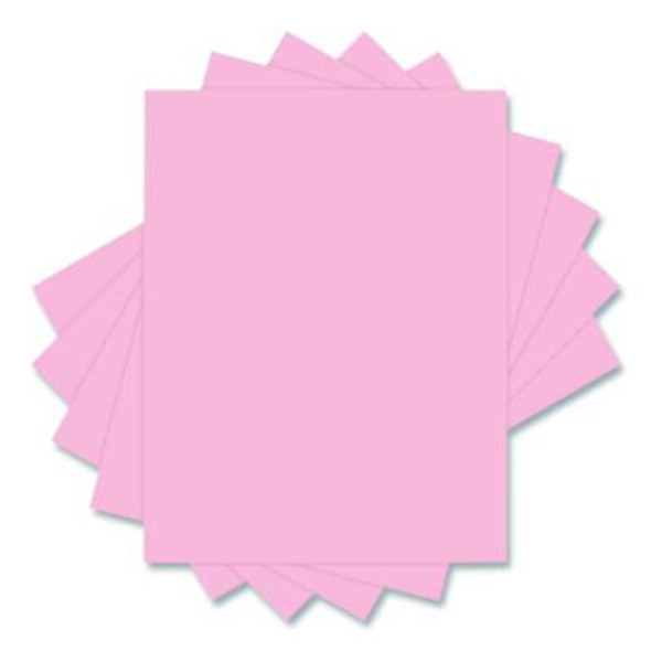 Deluxe Colored Paper, 20 Lb Bond Weight, 8.5 x 11, Pink, 500/Ream