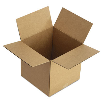 Fixed-Depth Corrugated Shipping Boxes, Regular Slotted Container (Rsc), 12" x 12" x 8", Brown Kraft, 25/Bundle