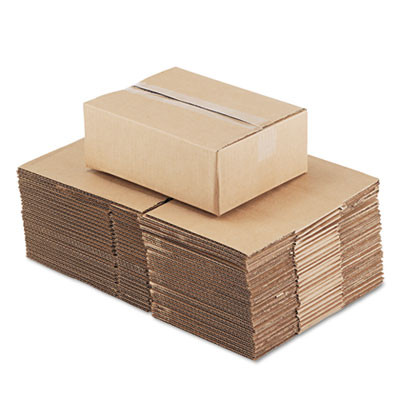 Fixed-Depth Corrugated Shipping Boxes, Regular Slotted Container (Rsc), 9" x 12" x 4", Brown Kraft, 25/Bundle
