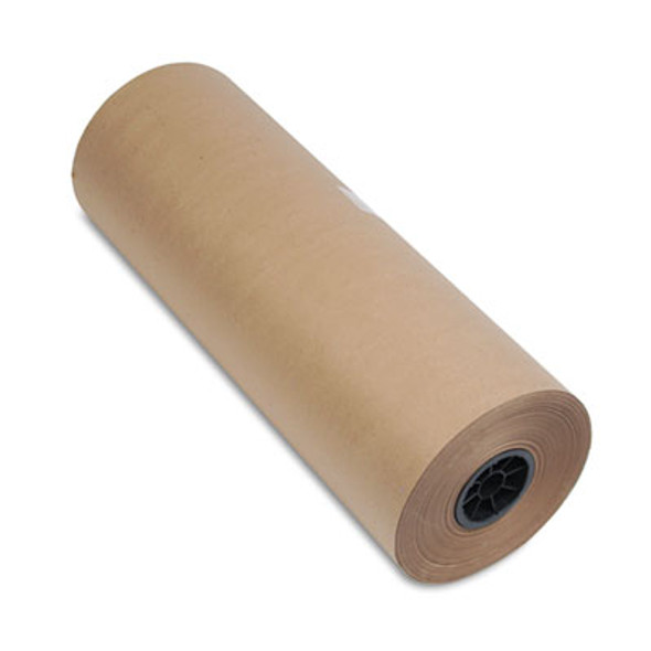 High-Volume Mediumweight Wrapping Paper Roll, 40 Lb Wrapping Weight Stock, 24" x 900 Ft, Brown