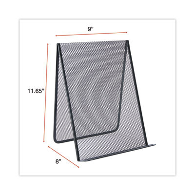 Metal Mesh Document Holder, Holds Up To 35 Letter Size Sheets, Metal, Black