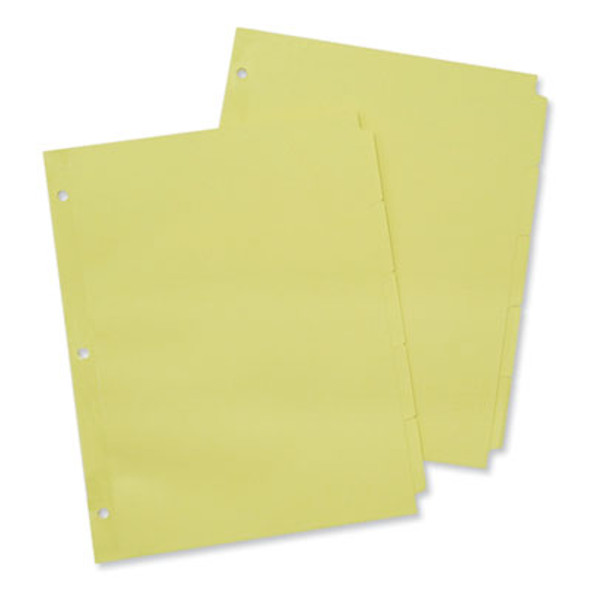 Self-Tab Index Dividers, 5-Tab, 11 X 8.5, Buff, 36 Sets