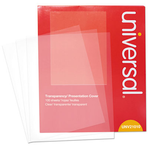 Black And White Laser Printer Transparent Sheets, 8.5 x 11, 100/Pack
