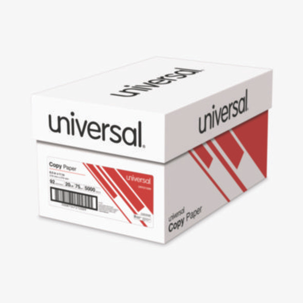 Copy Paper, 92 Bright, 20 Lb Bond Weight, 8.5 x 11, White, 500 Sheets/Ream, 10 Reams/Carton