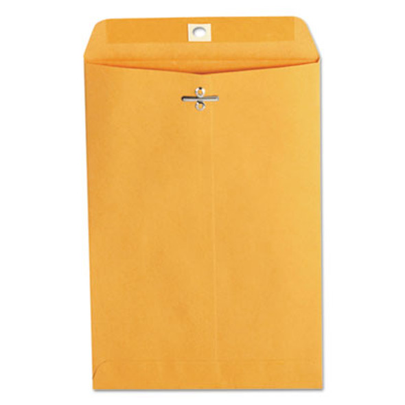 Kraft Clasp Envelope, #63, Square Flap, Clasp/Gummed Closure, 6.5 X 9.5, Brown Kraft, 100/Box