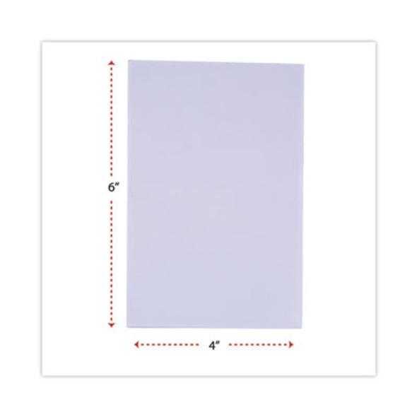 Scratch Pad Value Pack, Unruled, 4 x 6, White, 100 Sheets, 120/Carton