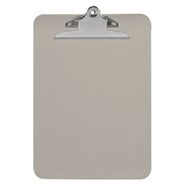 Plastic Clipboard With High Capacity Clip, 1.25" Clip Capacity, Holds 8.5 x 11 Sheets, Translucent Black