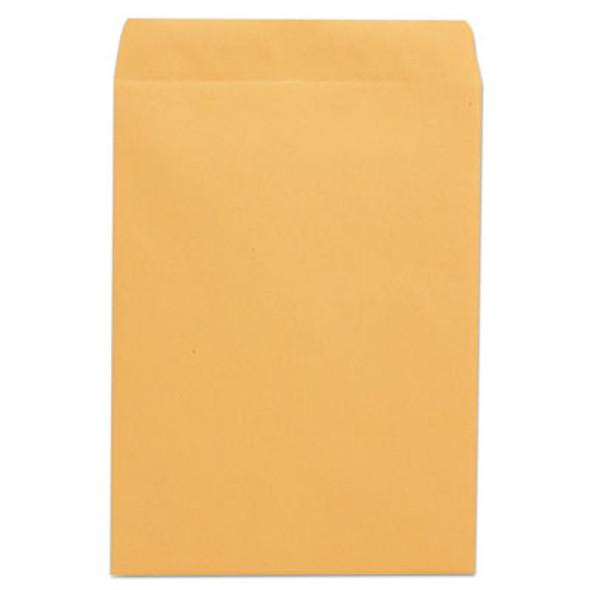 Catalog Envelope, 24 Lb Bond Weight Paper, #10 1/2, Square Flap, Gummed Closure, 9 x 12, Brown Kraft, 250/Box