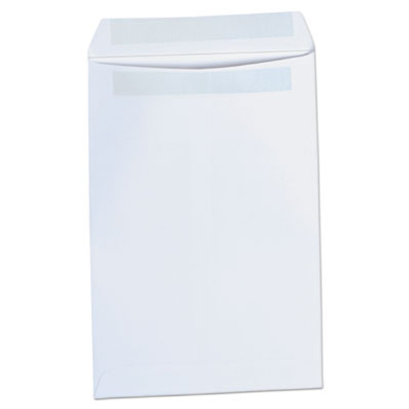 Self-Stick Open End Catalog Envelope, #1, Square Flap, Self-Adhesive Closure, 6 x 9, White, 100/Box