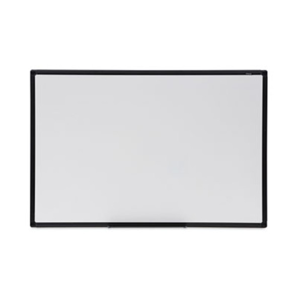 Design Series Deluxe Dry Erase Board, 36" x 24", White Surface, Black Anodized Aluminum Frame