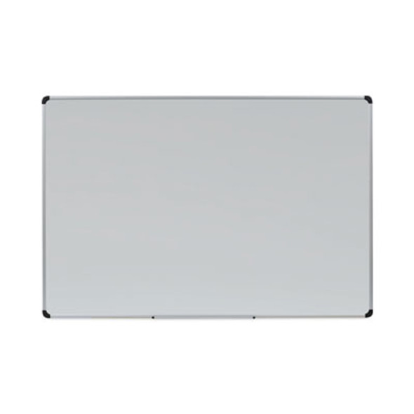 Magnetic Steel Dry Erase Marker Board, 72" x 48", White Surface, Satin Aluminum Frame