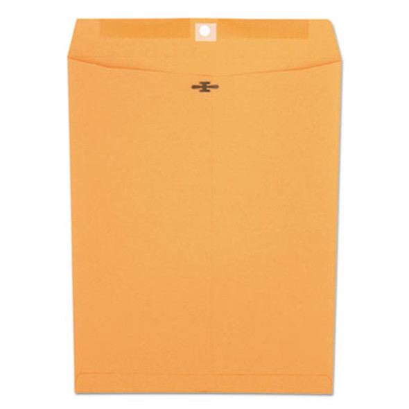 Kraft Clasp Envelope, 32 Lb Bond Weight Kraft, #97, Square Flap, Clasp/Gummed Closure, 10 x 13, Brown Kraft, 100/Box
