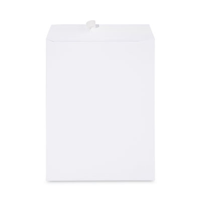 Catalog Envelope, 24 Lb Bond Weight Paper, #13 1/2, Square Flap, Gummed Closure, 10 x 13, White, 250/Box
