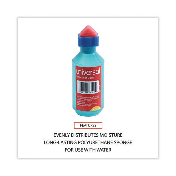 Squeeze Bottle Moistener, 2 Oz, Blue