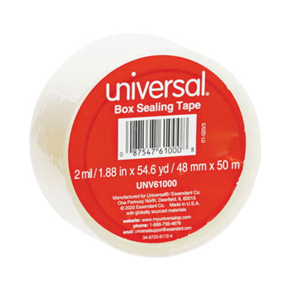 General-Purpose Box Sealing Tape, 3" Core, 1.88" X 54.6 Yds, Clear