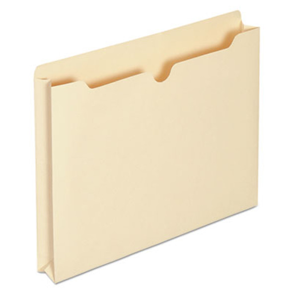 Economical Manila File Jackets, Straight Tab, Letter-Size, Manila, 50/Box