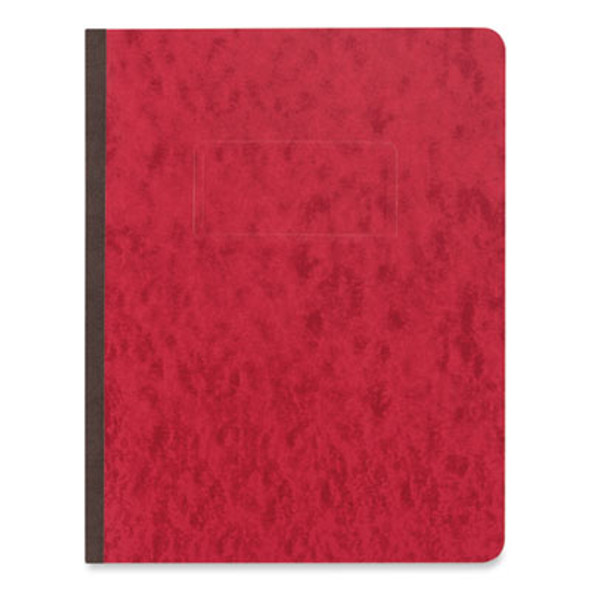Pressboard Report Cover, Two-Piece Prong Fastener, 3" Capacity, 8.5 X 11, Executive Red/Executive Red