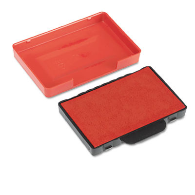 T5460 Professional Replacement Ink Pad For Trodat Custom Self-Inking Stamps, 1.38" x 2.38", Red