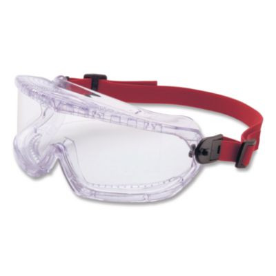 V-Maxx Safety Goggles, Clear Anti-Fog Lens, Clear Frame
