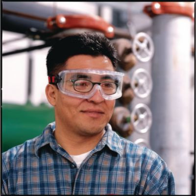 V-Maxx Safety Goggles, Clear Anti-Fog Lens, Clear Frame