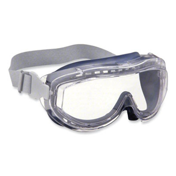 Flex Seal Otg Goggles, Clear Hydroshield Anti-Fog/Anti-Scratch Lens, Clear/Navy/Gray Frame