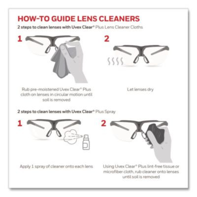 Clear Lens Cleaning Solution, 1 Gal Bottle