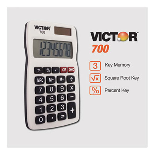 700 Pocket Calculator, 8-Digit Lcd