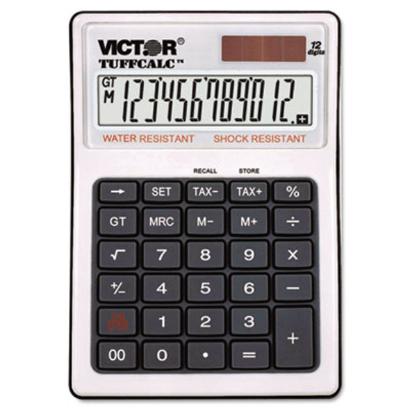 Tuffcalc Desktop Calculator, 12-Digit Lcd