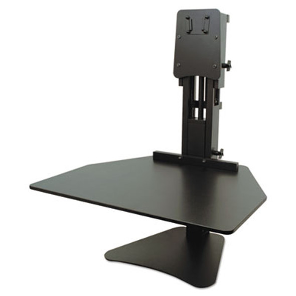 High Rise Standing Desk Workstation, 28" X 23" X 10.5" To 15.5", Black