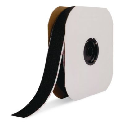 Sticky-Back Fasteners, Loop Side, 1.5" x 75 Ft, Black