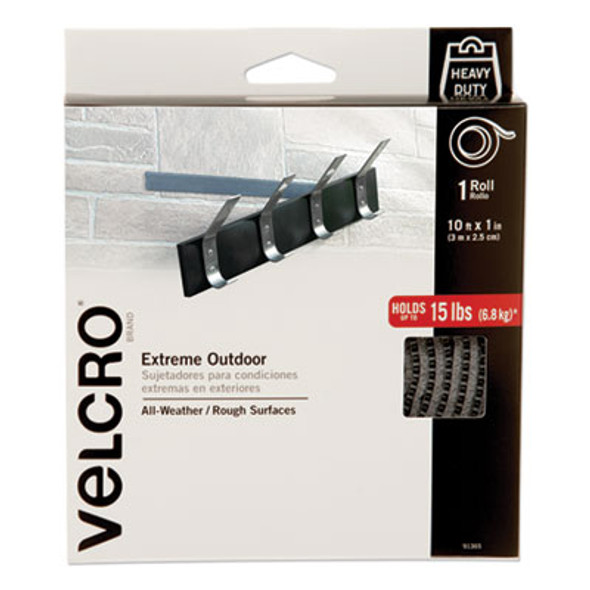 Heavy-Duty Fasteners, Extreme Outdoor Performance, 1" X 10 Ft, Titanium