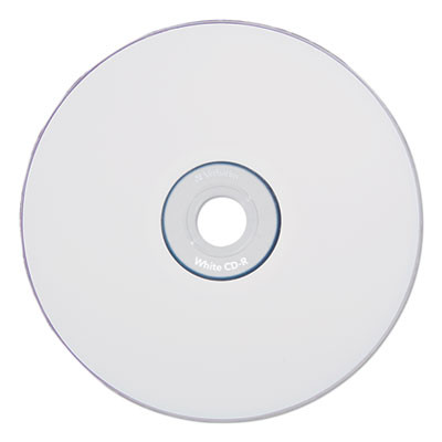 Cd-R Recordable Disc, 700 Mb/80 Min, 52x, Spindle, White, 100/Pack
