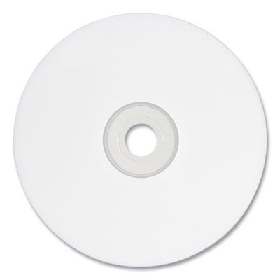 Cd-R Printable Recordable Disc, 700 Mb/80 Minute, 52x, Spindle, White, 100/Pack