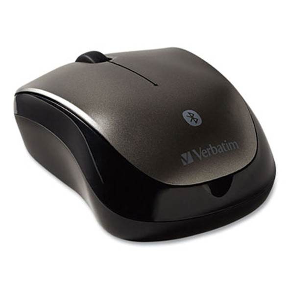 Bluetooth Wireless Tablet Multi-Trac Blue Led Mouse, 2.4 Ghz Frequency/30 Ft Wireless Range, Left/Right Hand Use, Graphite