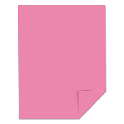 Color Paper, 24 Lb Bond Weight, 8.5 x 11, Pulsar Pink, 500/Ream