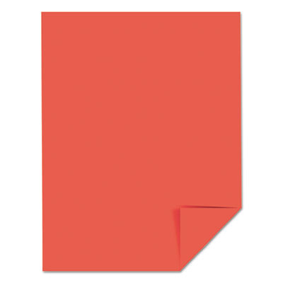 Color Paper, 24 Lb Bond Weight, 8.5 x 11, Rocket Red, 500/Ream