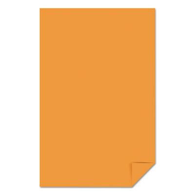 Color Paper, 24 Lb Bond Weight, 11 x 17, Cosmic Orange, 500/Ream