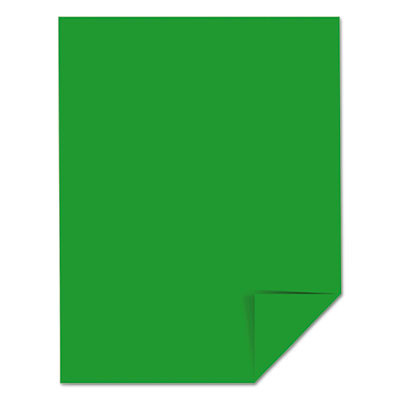Color Cardstock, 65 Lb Cover Weight, 8.5 x 11, Gamma Green, 250/Pack