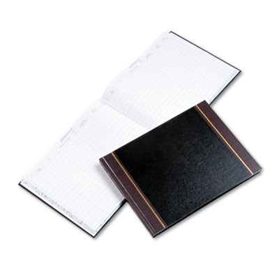 Detailed Visitor Register Book, 8 Column Format, Black Cover, 12.25 X 9.5 Sheets, 208 Sheets/Book