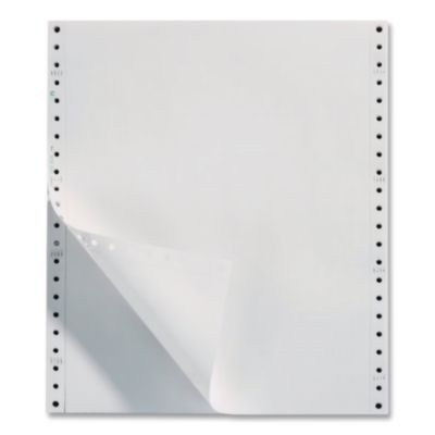 Computer Printout Paper, 1-Part, 20 Lb Bond Weight, 9.5 x 11, White, 2,700/Carton