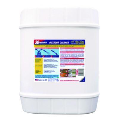 30 Second Outdoor Cleaner Concentrate, Clean Scent, 5 Gal Container