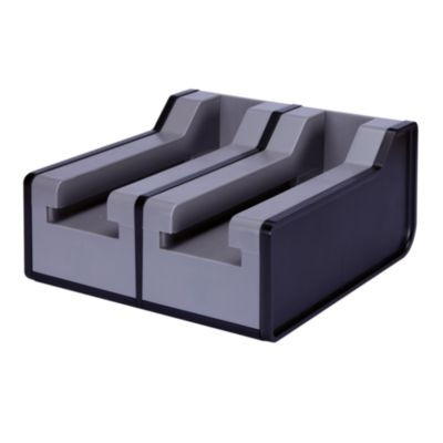 Cutlerease Base, Holds 2 Dispensers, 10.25 x 11 x 5.25, Gray/Black