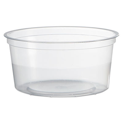 Deli Containers, 12 Oz, Clear, Plastic, 500/Carton
