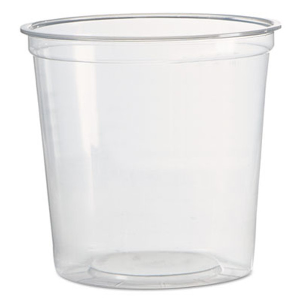 Deli Containers, 24 Oz, Clear, Plastic, 500/Carton
